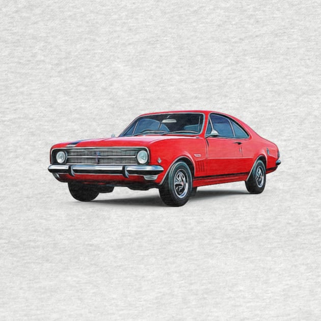 Holden Monaro Cartoon by Auto-Prints